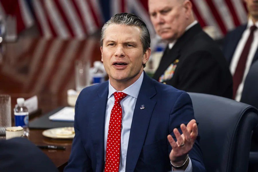 El secretario de Defensa de Estados Unidos, Pete Hegseth, el 6 de marzo de 2025. EFE/Jim Lo Scalzo
