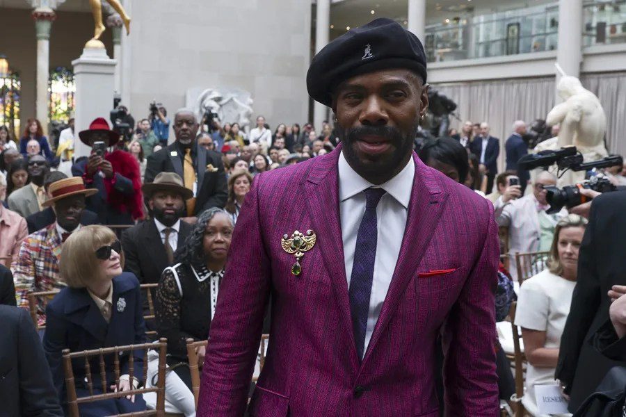 El actor estadounidense Colman Domingo, uno de los anfitriones de la Met Gala, durante un acto previo a la alfombra roja, este 5 de mayo de 2025. EFE/Sarah Yenesel