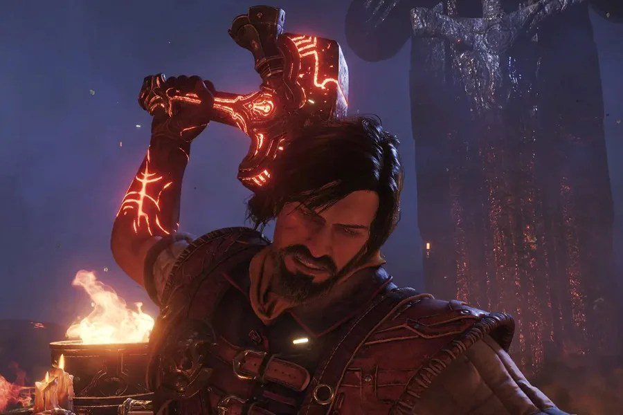 Gráficos del videojuego 'Blades of fire'.