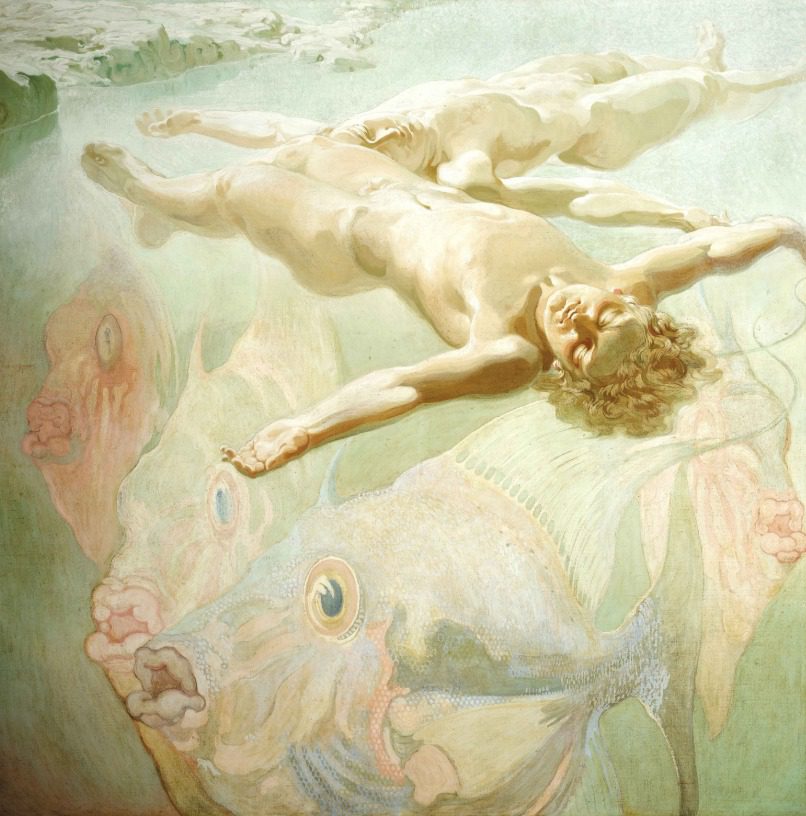 Néstor Martín-Fernández de la Torre, Poema del Atlántico. Mar en reposo 1923