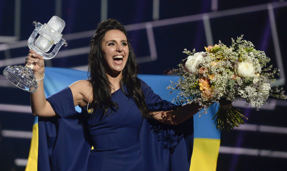 La cantante Jamala, representante de Ucrania, ganadora de Eurovisión 2016. EFE/EPA/Maja Suslin